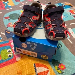Stride Rite, Size 6M, Blue Orange.